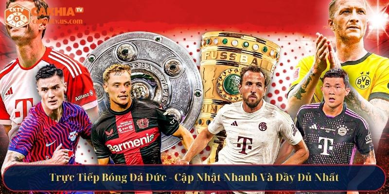 Trực tiếp bóng đá Đức